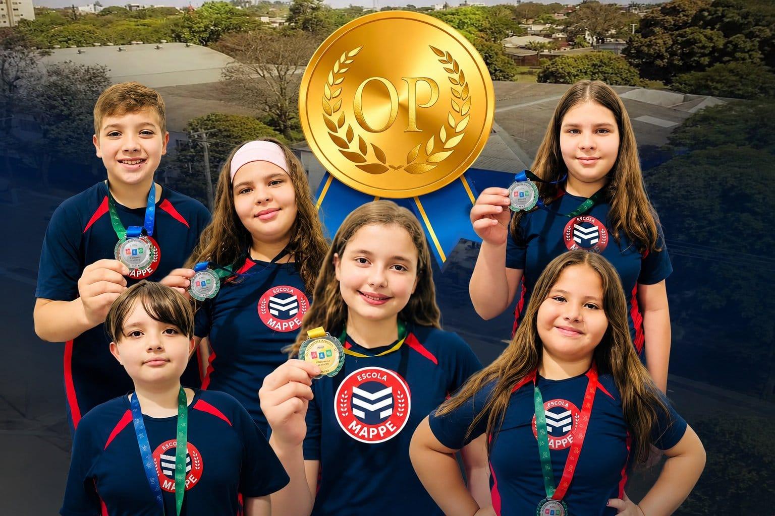 Alunos medalhistas em olimpíadas do conhecimento