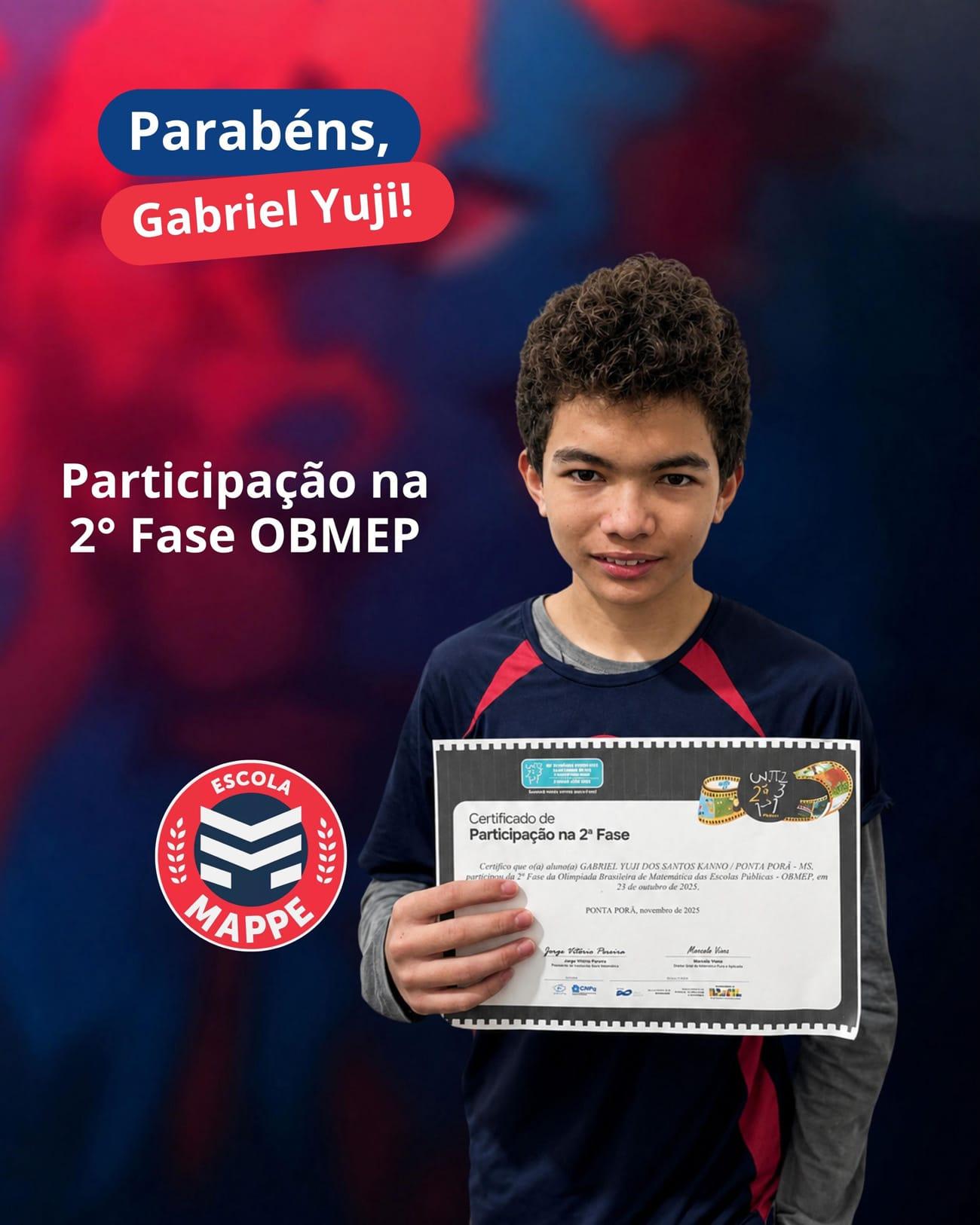 Medalhistas OBMEP — orgulho na Matemática — 10