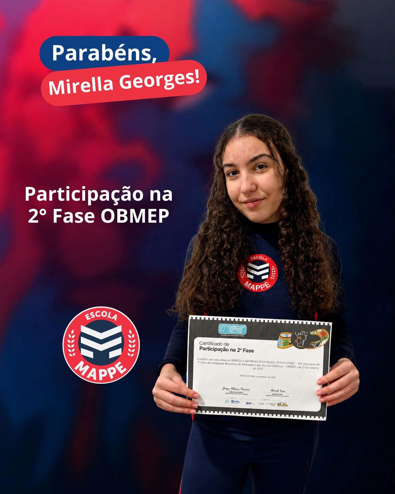 Medalhistas OBMEP — orgulho na Matemática — 6
